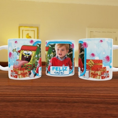 Canecas de Natal Infantil - 12 Temas