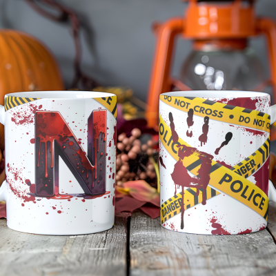 Caneca Alfabeto Hallowen