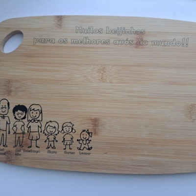 Tábua de Cozinha Personalizada "Avós"