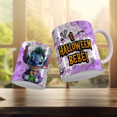 Caneca Stitch Hallowen