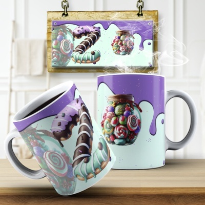 Caneca Alfabeto Doces