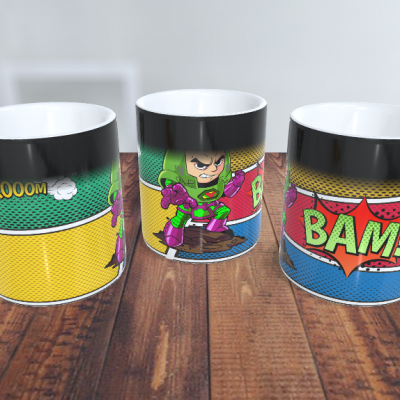 Canecas Heróis e Vilões DC