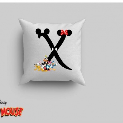 Capa de Almofada Alfabeto Disney Inicial Menino