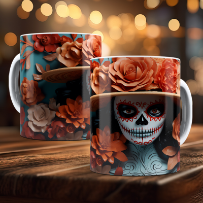 Caneca Dia dos Mortos
