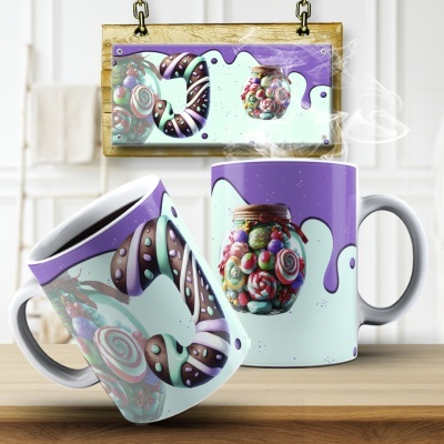 Caneca Alfabeto Doces