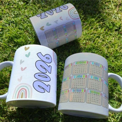 Caneca Calendário 2026