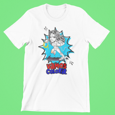 T-Shirts Vamos Colorir Heróis e Vilões DC