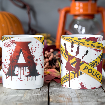 Caneca Alfabeto Hallowen