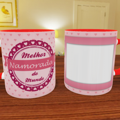 Caneca Namorados Com Foto - 18 Temas