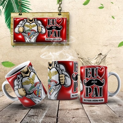 Caneca Benfica Pai Mesma Paixão