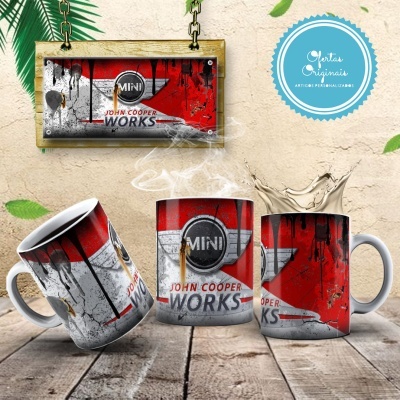 Canecas Marcas de Carros Lata de Óleo