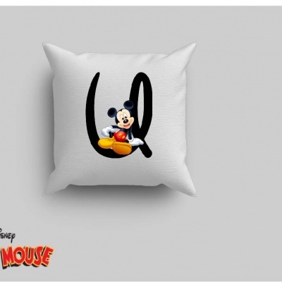 Capa de Almofada Alfabeto Disney Inicial Menino