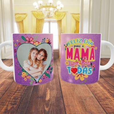 Caneca Dia da Mãe - 9 Imagens