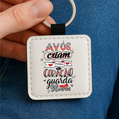 Porta-Chaves Avós Criam Lembranças