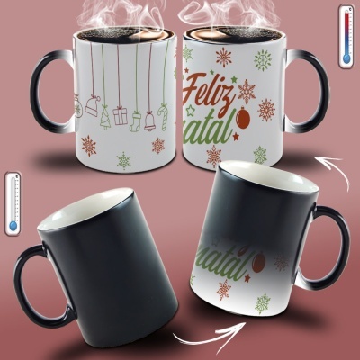 Caneca Natal Clean