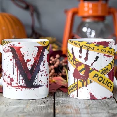 Caneca Alfabeto Hallowen