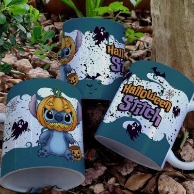 Caneca Stitch Hallowen