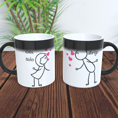 Par de Canecas Namorados Casais