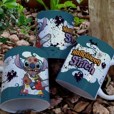 Caneca Stitch Hallowen