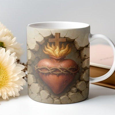 Caneca Sagrado Coração de Jesus