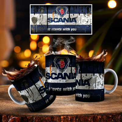 Canecas Marcas de Camiões Lata de Óleo