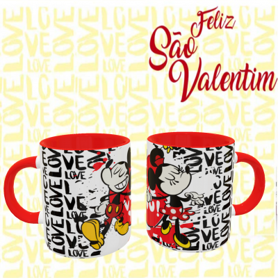 Canecas Mickey Love - 7 Temas