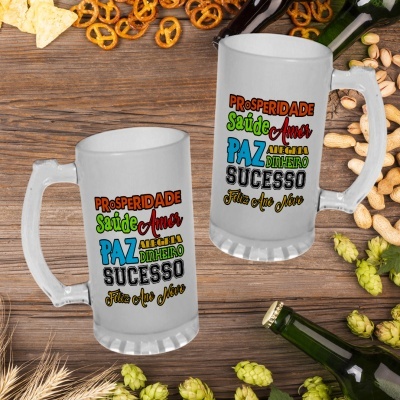 Caneca de Cerveja Ano Novo