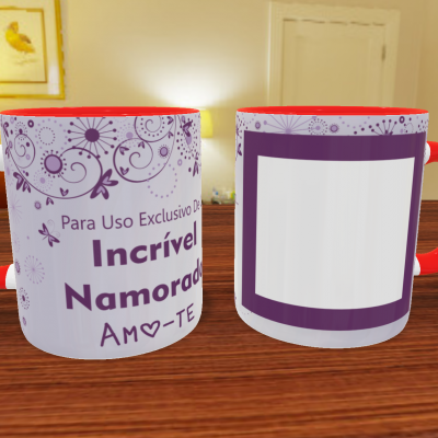 Caneca Namorados Com Foto - 18 Temas
