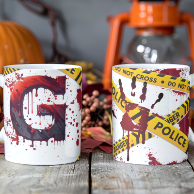 Caneca Alfabeto Hallowen