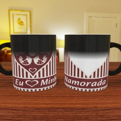 Caneca Namorados Com Foto - 18 Temas