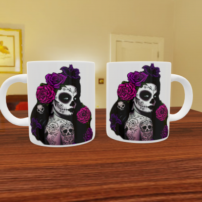 Caneca "Catrinas"