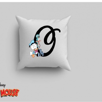 Capa de Almofada Alfabeto Disney Inicial Menino