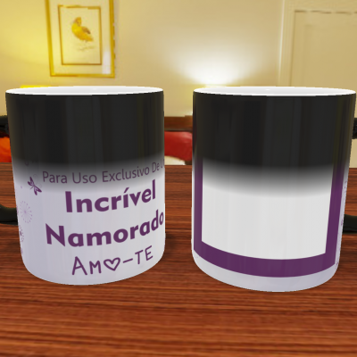 Caneca Namorados Com Foto - 18 Temas