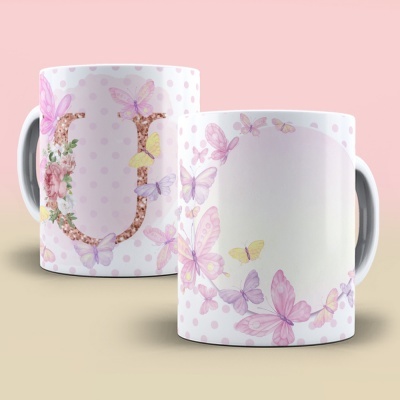 Caneca Alfabeto Borboleta