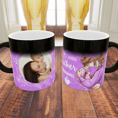 Caneca Dia da Mãe - 10 Imagens