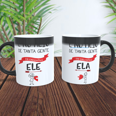 Par de Canecas Namorados Casais