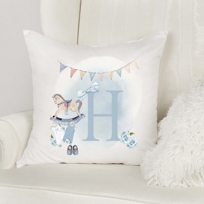 Capa de Almofada Alfabeto Menino Personalizado