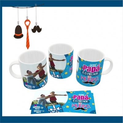 Caneca Dia do Pai Personalizada com Foto