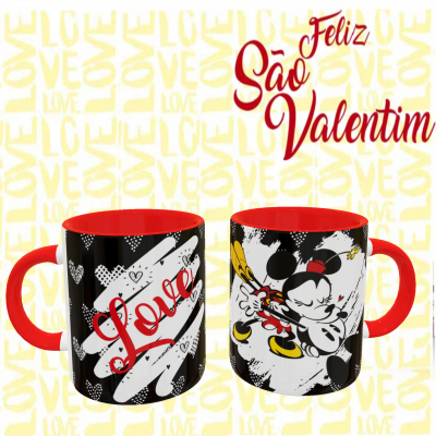 Canecas Mickey Love - 7 Temas