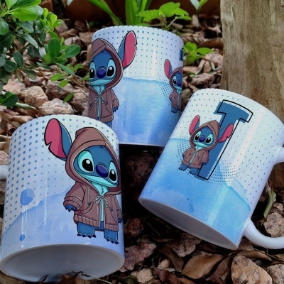 Caneca Alfabeto Stitch