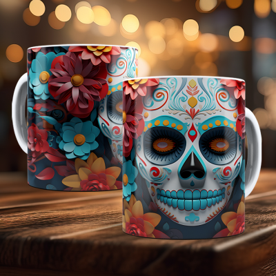Caneca Dia dos Mortos