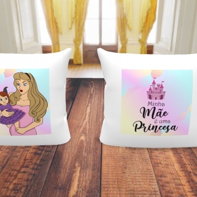 Capa de Almofada Mãe Princesa