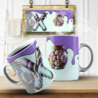 Caneca Alfabeto Doces