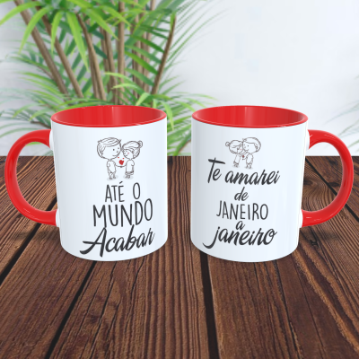 Par de Canecas Namorados Casais