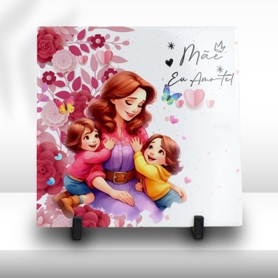 Azulejo Mãe Eu Amo-te Azulejo Mãe Eu Amo-te