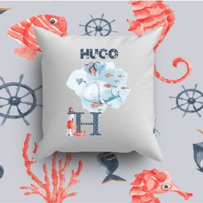 Almofada Alfabeto Menino Personalizado