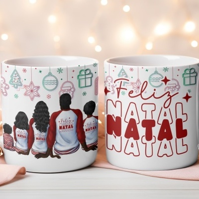 Caneca Natal Família