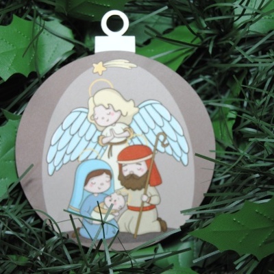 Bolas de Natal imagens presépio