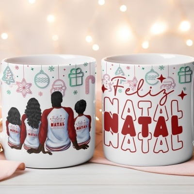 Caneca Natal Família
