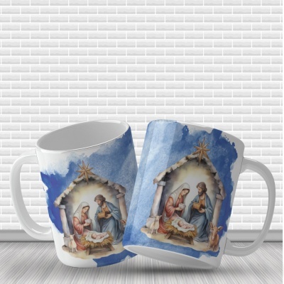 Caneca Presépio de Natal